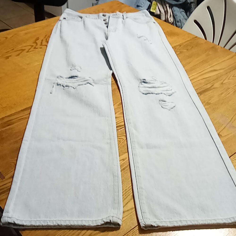 KanCan Light Blue Distressed Women Jeans